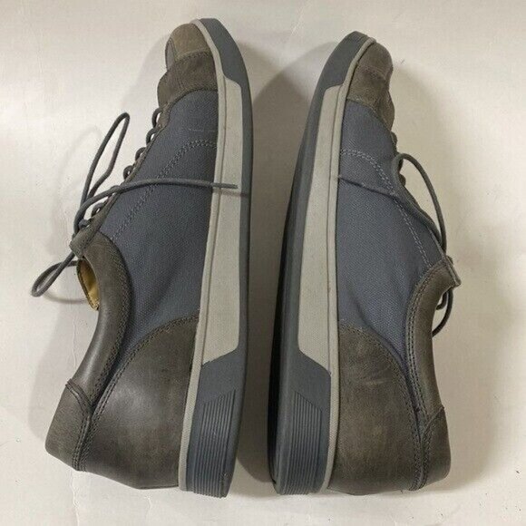 Cole Haan Quincy Shoes Men's Oxfords Sport Fashion Grey Leather Canvas Sz 12M - Picture 6 of 10